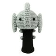 thumbnail image 2 of StitchHead Hand Stitched Yarn Animal Driver/Wood Head Cover - Elephant, 2 of 2