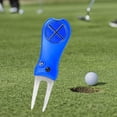 thumbnail image 3 of Herramienta Divot de Golf Sharpla tenedor verde para Putting marcador ligero plegable reparación de césped Azul Horquilla de reparación de golf Divot, 3 of 8