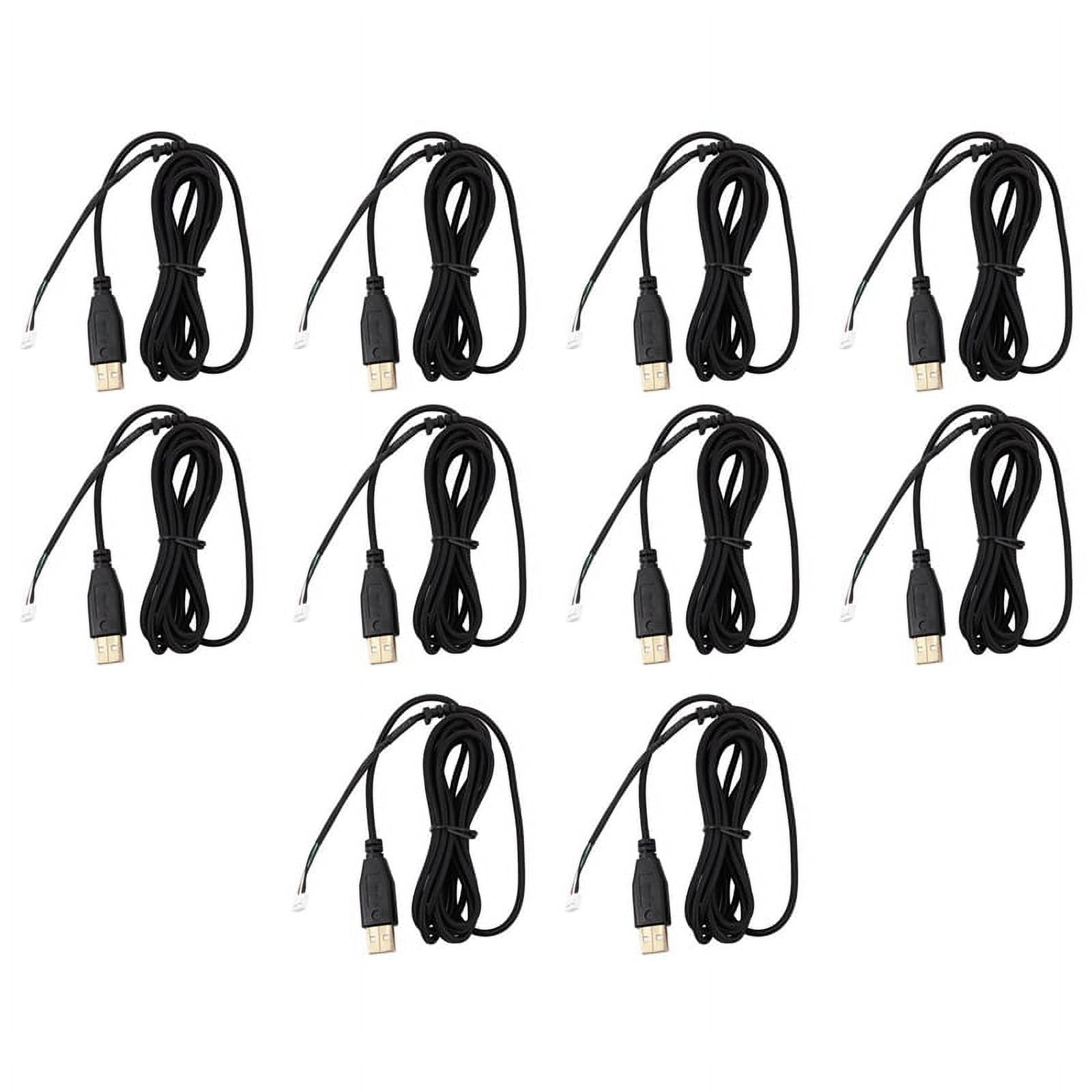 Cables Usb Raton 10X Línea de Ratones de Cable USB para Deathadder 2013 Aprox. 2.1M 5 ...