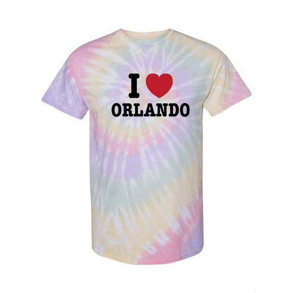 I Love Orlando! Tie-Dye Spiral Women -Smartprints Designs, Female Small