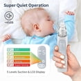 thumbnail image 5 of Aspirador nasal para bebés | Succionador nasal para bebés | Limpiador nasal eléctrico automático para bebés, recargable, 5 niveles de succión, 3 tamaños de puntas de silicona, música y L, 5 of 5