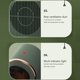 thumbnail image 4 of Calentadores eléctricos de escritorio, calentador de ventilador de 1200W, máquina calentadora doméstica de ahorro de energía, 4 of 5