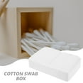 thumbnail image 2 of Raindrops Rectangular Cotton Swab Storage Box for Home and Bedroom 1Pack, 2 of 8