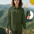 thumbnail image 4 of Ahabrexf Button up Shirt Men, Women's Upf 50 Long Sleeve Sun Protection Shirt for Outdoor Travel, 4 of 8
