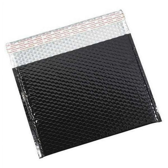 Partners Brand Bubble Mailers,13 3/4x11",Black,PK48 GBM1311BK