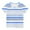 Blue, variant on yillto Boys Short Sleeve Shirts Striped Printed Crew Neck Summer Causal Tshirts for Kids 3-11 Years