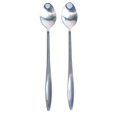 thumbnail image 1 of Chef Aid - Cucharas de mango largo (Paquete de 2) (Plateado), 1 of 2