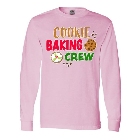 Inktastic Christmas Cookie Baking Crew Long Sleeve T-Shirt