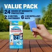 Thermacell Fuel-ZoneGuard Fuel Powered Mosquito & Multi-Insect Repellent 24-Hr Refill Pack