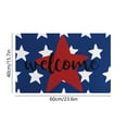 thumbnail image 3 of Vintage Patriotic Non-Slip Outdoor Rug, American Flag Doormat for Porch 4th of July Decoration, 3 of 6
