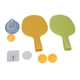 thumbnail image 1 of Entrenador de ping pong colgante para interiores para niños y adultos: 2 raquetas, color azul, mejora las habilidades mano-ojo, 1 of 8