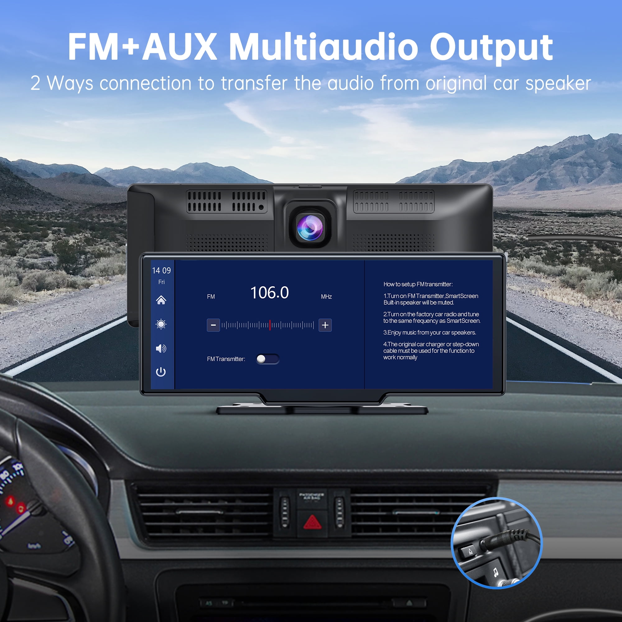Lamtto 9.26 Touchscreen Wireless Car Stereo Car Radio Receiver