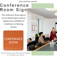 thumbnail image 6 of ADA CENTRAL SIGNS - 6" X6" Conference Room Sign- ADA Compliant Tactile Graphics Grade 2 Braille Text Acrylic Wall Signs - Authorized Personnel Only, Meeting Privacy Door Sign for Schools, and Offices, 6 of 7