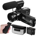thumbnail image 2 of Cámara de Vídeo Digital Compacta Con Pantalla Táctil Y Micrófono Incorporado. Grabación de Alta Definición Para Vlogs E Inspección de Vídeo. Cámara de Viaje Portátil Y Ligera Para Adultos.(A), 2 of 9