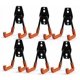 thumbnail image 1 of Steel Garage Storage Utility Double Hooks, Heavy Duty For Organizing Power Tools,small U Hooks (pack Of 6), 1 of 4