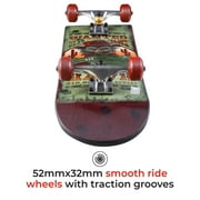 Tony Hawk Lenticular 31 Wanted Hawk Skateboard, 52mm Wheels