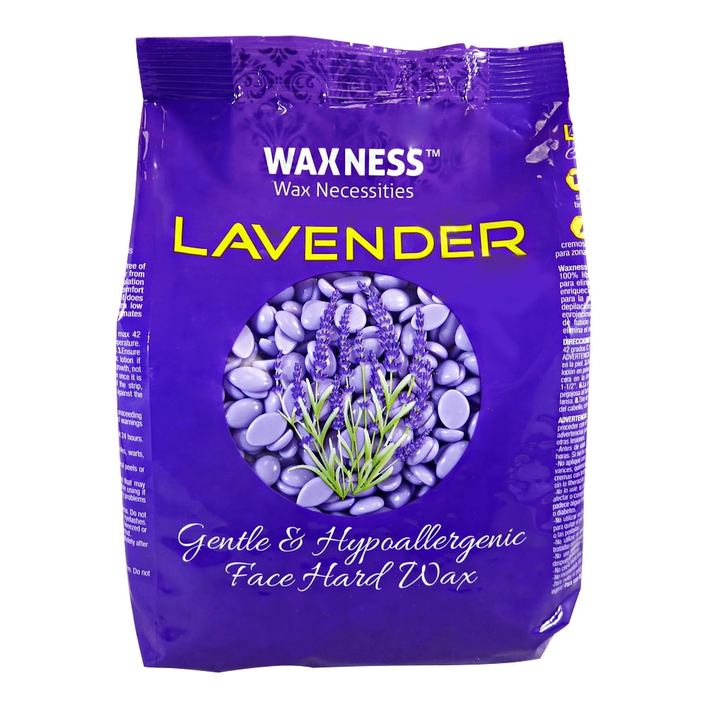 Waxness Polymer Blend Premium Luxury Face Hard Wax Beads with Lavender