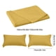 thumbnail image 3 of Set de hojas de color liso de 3 piezas | Poliéster suave | Lavables duraderos | Incluye 1 sábana (150x230cm) y 2 fundas de almohada (74x48cm) | Múltiples colores | Resistente al desvanecimiento, 3 of 6