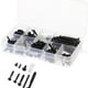 thumbnail image 3 of Kit de 226 tornillos para guitarra, para pastillas, afinadores, interruptores y correas. negro, 3 of 9