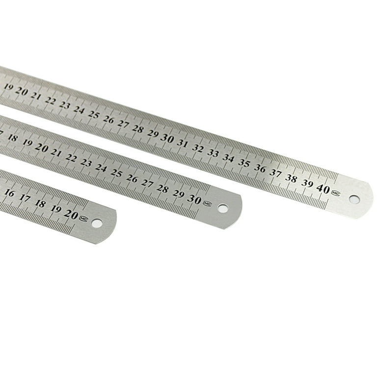  Ciieeo Portable Straight Rulers Students Measuring Rulers  Painting Rulers Ruler with Centimeters Practical Rulers Student Accessory  Rulers for Students Office Metal Drawing Ruler : Tools & Home Improvement