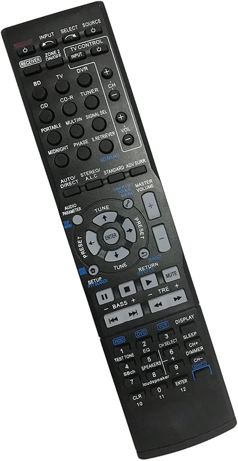 Replaced Remote Control Compatible For Pioneer Vsx 1124 K Axd7666 Vsx 9300tx Vsx 1127 K Vsx 1135 Home Theater Av A V Audio Video Receiver System Walmart Com Walmart Com