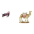 thumbnail image 1 of Figuras modernas de resina de toro y camello, de arte coloridas, colección de esculturas de animales del Feng Shui, estatuas para sala de estar,, 1 of 8
