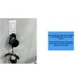 thumbnail image 5 of BearMar Decorative Paw Print Pet and Dog Leash Holder Wall Mount Large Hook for Light Switch Cover - Unique Slip Under Design Requires no Drilling or Holes - Unique Leash Organizer (2 Gang), 5 of 5