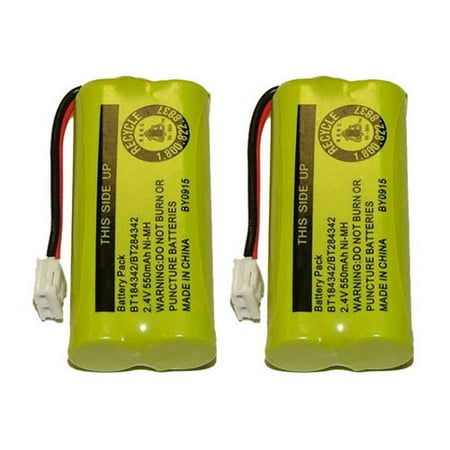 Replacement VTech BT18433 / 6042 NiMH Cordless Phone Battery (2
