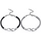 thumbnail image 1 of Pulseras de pareja para mujer, pulseras a juego para parejas, 2 piezas ajustables Heilwiy, 1 of 4