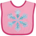 thumbnail image 3 of Inktastic Icy Blue Winter Snowflake Boys or Girls Baby Bib, 3 of 4