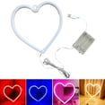 thumbnail image 5 of Battery/usb Dual Powered Flicker Free Neon Sign Light Valentine Day Wall Decor Heart Lamp Party Supplies, 5 of 5