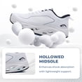 thumbnail image 4 of AOV Womens Wide Toe Box Walking Shoes Arch Support Plantar Fasciitis Tennis Sneakers Casual Athletic Running Shoes WhiteBlack Size 8.5, 4 of 6