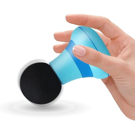 Mini Electric Handheld Massager Wand  Powerful 6 Speed Vibration Modes Cordless Handheld and Portable Suitable for Shoulder Neck and Back Massage-Blue