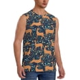 thumbnail image 2 of Balery Reindeer Camisetas sin mangas para hombre, absorbe la humedad y protege contra el mal olor.-X-Large, 2 of 7
