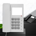 thumbnail image 6 of Rj11 Corded Landline Phone Big Button Hotel Room Wall Mount/Desk Telephone Simple for Guest Rooms Clear Auditory, 6 of 8