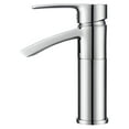 thumbnail image 2 of Ariana 7" Single Hole Single Handle 360 Degree Swivel Spout Bathroom Sink Faucet, Polished Chrome, 2 of 4