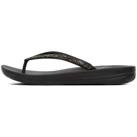 

FitFlop Women s Iqushion Sparkle Flip-Flop