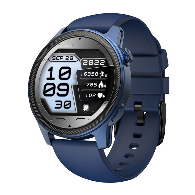 Smartwatch with Bluetooth Call and 1.43-inch HD Screen, IP68 Waterproof, 100+ Sports Modes, iOS Android Compatible, Outdoor Fitness Tracker