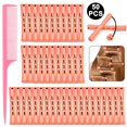 thumbnail image 1 of HLONK 50pcs Hair Perm Rods  Plastic Hair Cold Wave Rods  Hair Curling Rollers with Comb for Hairdressing Styling  0.5‘‘, 1 of 6