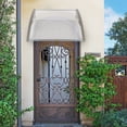 thumbnail image 3 of Barara King Sunshade Shelter, Outdoor Window Door Awning Deck Canopy, 100 x 96 Household Application Door & Window Awnings Gray Holder, 3 of 15