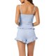 thumbnail image 3 of Conjuntos de pijama para mujeres INSPIRE CHIC de 2 piezas, camisetas sin mangas y pantalones cortos, ropa de dormir y loungewear XL azul, 3 of 6