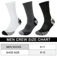 thumbnail image 4 of LOOIKOOS 10 Pairs Mens Crew Socks, Mens Soft Lightweight Socks Dress Casual Socks Daily Breathable Socks, 4 of 4