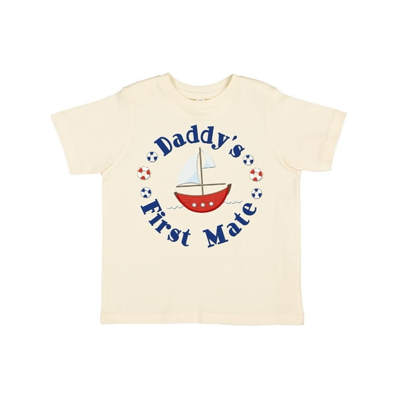 Inktastic Daddy's First Mate Boys or Girls Toddler T-Shirt
