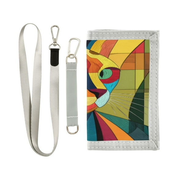 Novelty Wallets Foldable Novelty Wallets Prefect Gifts for Every Scene Colorful Cat