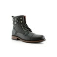 thumbnail image 2 of Polar Fox Mitch MPX808576 Mens Casual Cap Toe Boot Combat Zipper Boots, in Brown, Men's Size 12, 2 of 5