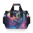 thumbnail image 7 of FORMRS Insulated Cooler Bag 24 Cans Capacity Soft Leakproof Lunch Box with Side Pockets, Space Astronaut, 7 of 7