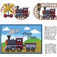thumbnail image 1 of Troqueles de trenes y vías, troqueles de acero al carbono, troqueles de corte, plantillas novedosas, troqueles para álbumes de recortes, troqueles para marcos de repujado., 1 of 9