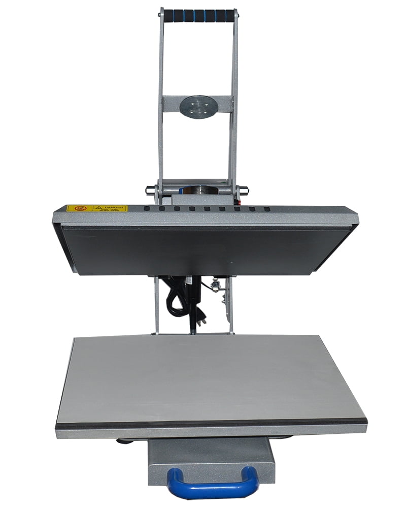 INTSUPERMAI Semi-automatic Electric Heat Press Machine Drawer Design 15x15 Inch Flat