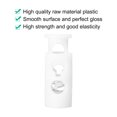 thumbnail image 4 of Unique Bargains 50pcs Spring Cord Locks Plastic End Clip Stoppers Fastener Double Holes Rope Toggle Slider, White, 4 of 7