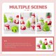 thumbnail image 2 of Christmas Toy Pull Back Car for Decoration 6Pcs Kids Plaything Ornament, 2 of 4